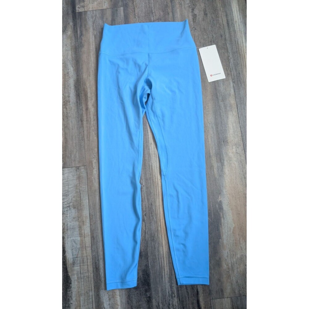 NWT lululemon Align High-Rise No Line Leggings Size 8 28” Ocean Wave Blue NEW